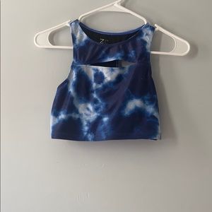 zella sports bra/swimsuit top